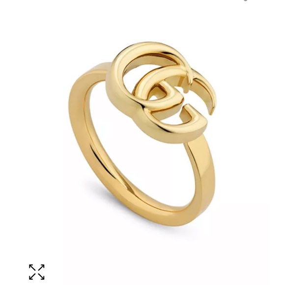 New 18k Gucci Gg Gold Ring - Picture 3 of 3
